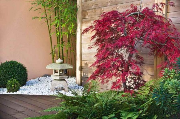 Création d’un jardin zen japonais chez un particulier Guérande 